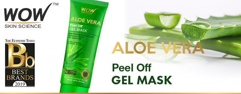 WOW Skin Science Aloe Vera Peel-Off Gel mask